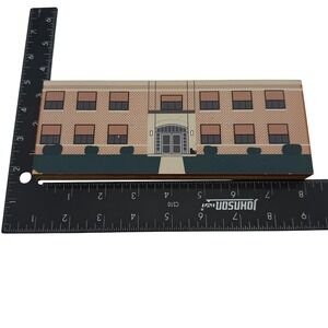 The Cats Meow Village Archbold Elementary School Ohio Wood small flaws